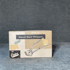 Vintage John Oster MFG. Hand Held Hair Trimmers Clippers Model #105 USA Made